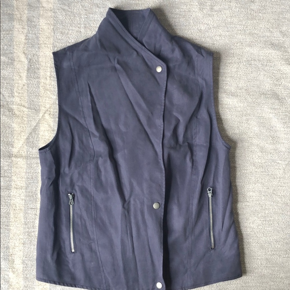 Banana Republic bluish gray vest